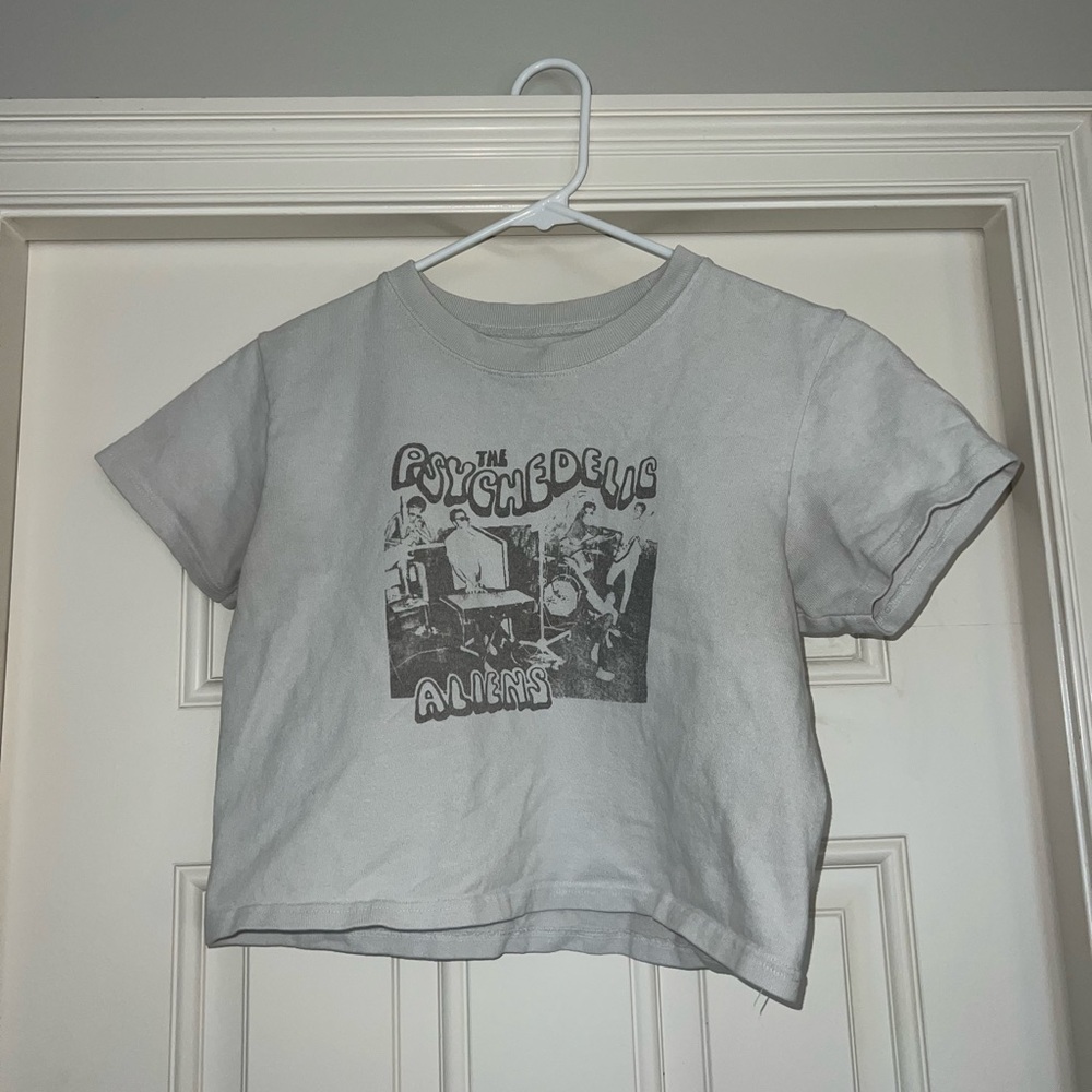 Brandy Melville Graphic Crop Top